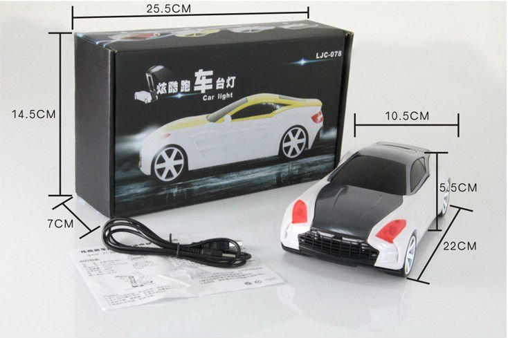 fashion Flexible LED Desk Lamp, Car Shape Lamp