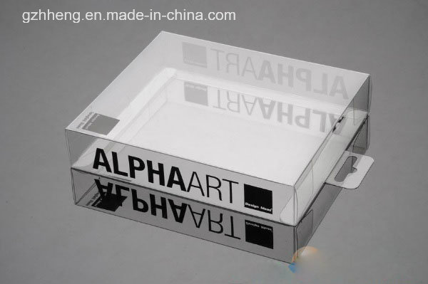 Plastic Mobile Power Bank Packaging Box with Clear Window (PVC folding box)