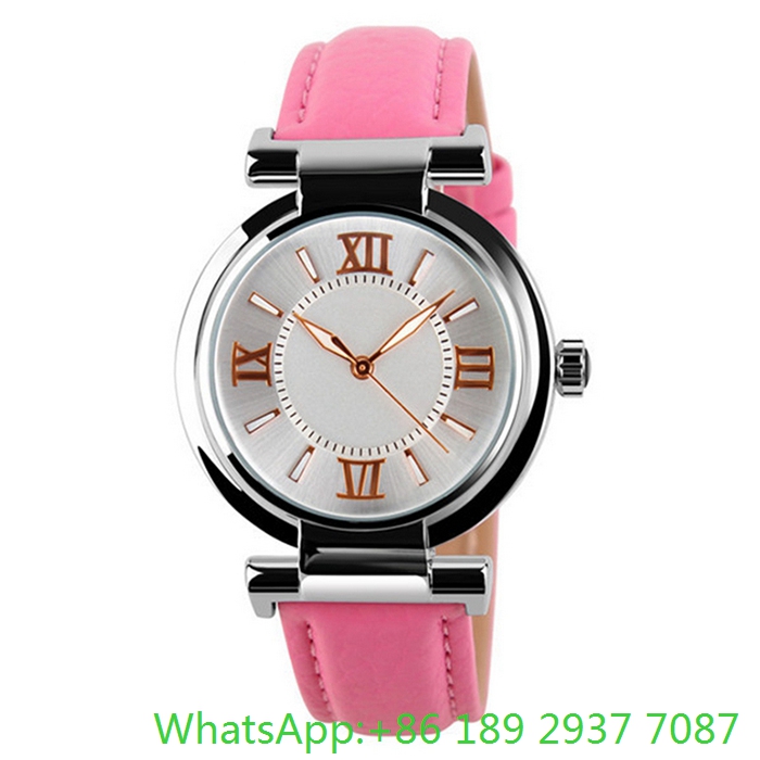 Hot Fashion Alloy Watch with Genuine Leather Ja-15101