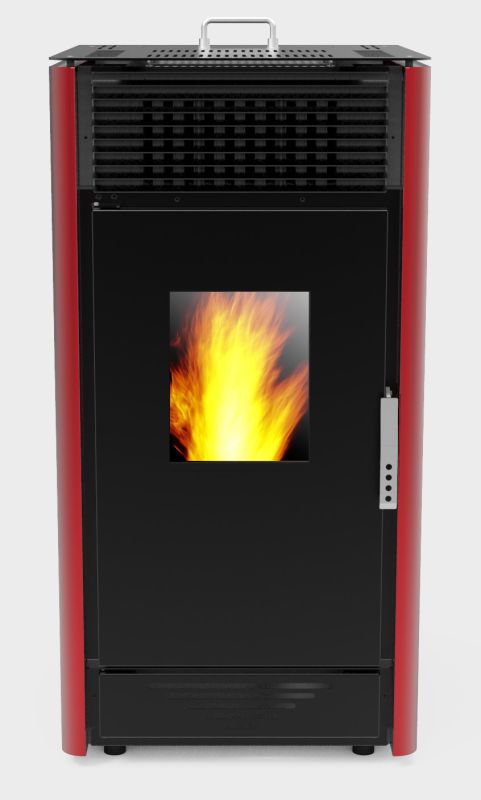 Pellet Stove-Fps-02-Red