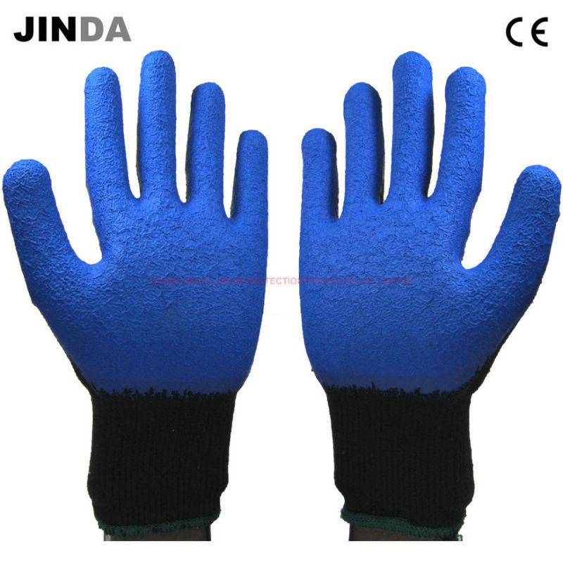 Ls004 Latex Coated Construction Work Gloves