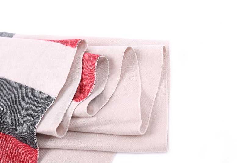 Women Cashmere Pashmina Plain Jacquard Fashion Scarf