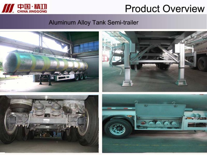 Aluminum Alloy (Fuel) Tank Trailer for Light Diesel Oil Delivery (HZZ9401GRQ)