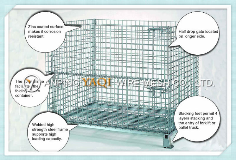 2016 Hot Sale! ! ! Anping Yaqi Supply Welded Wire Mesh Containers