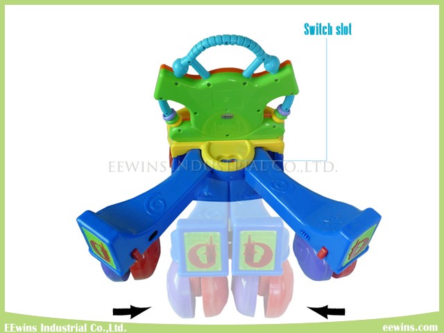 Switchable Toys Baby Walker (ride-on or push forward)