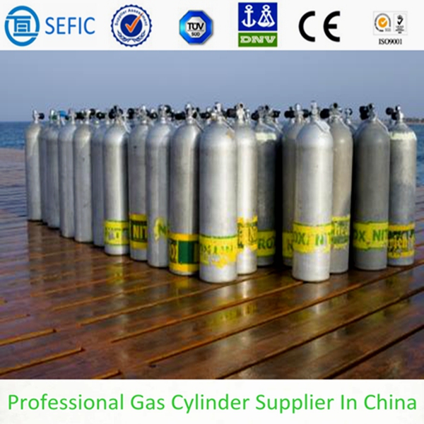 High Pressure Seamless Aluminum Scuba Cylinder (LWH184-12-20)