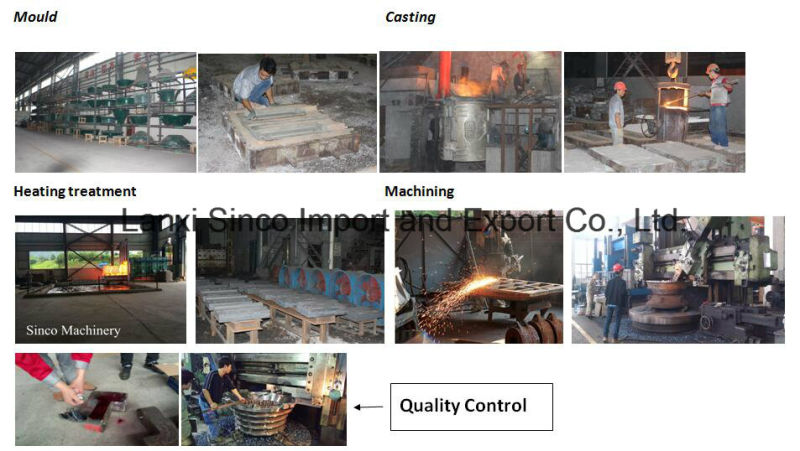 High Manganese Casting Cone Crusher Parts Concave and Mantle