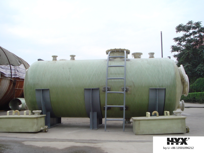 Horizontal FRP Tank for Chemical or Water