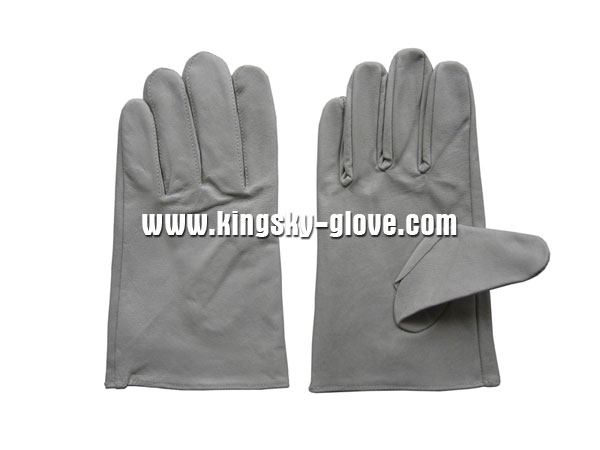 Pig Grain Leather Short Welding Glove-7130