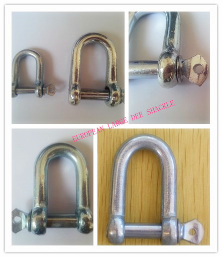 Screw Pin Anchor Chain Shackle European Type Shackle