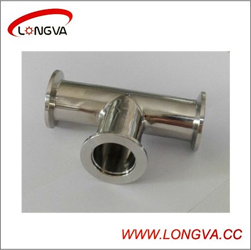 Sanitary Stainless Steel Vacuum Clamp Tee