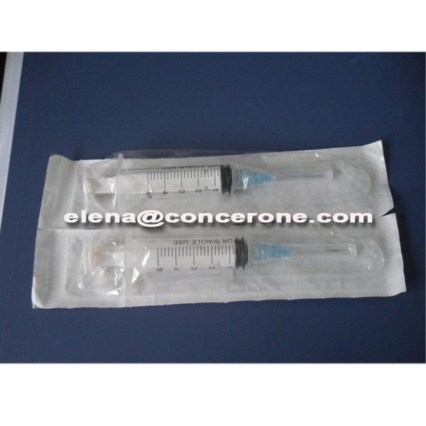 3 Parts Disposable Syringe with Blister Packaging