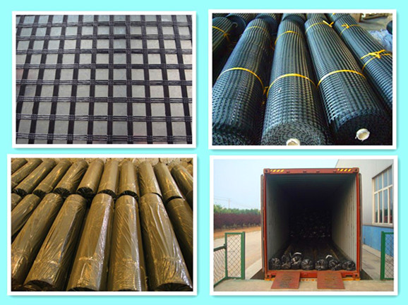 Polyester Pet Fiberglass Plastic Biaxial Geogrid