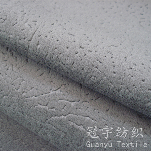 Strip Embossed Velour 100% Polyester Home Textile Fabrics