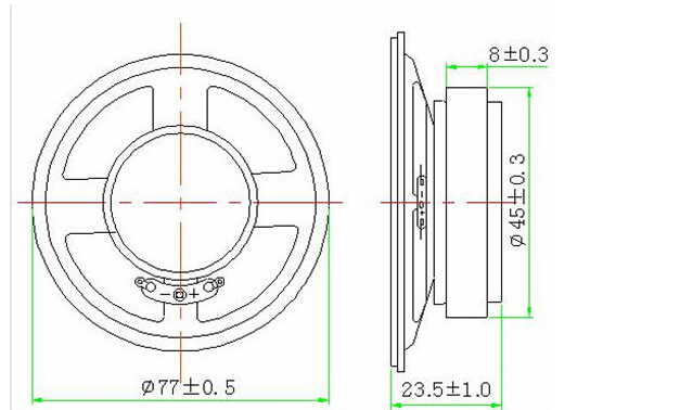 Fbs7723 2015 Hot Sell 70mm Circle Speaker Portable Speaker (FBELE)