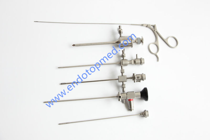 30deg 2.7mm Telescope with Operating Sheath, Trocar, Forcep and Diagnose Sheath