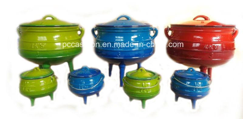 #3, #4, #6, #8 Three-Legged Cast Iron Potjie Pots for South African