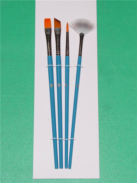 4PCS Wooden Handle Artist Brush Set (AB-078)