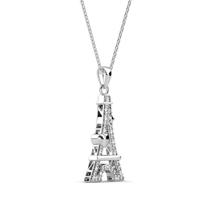 Destiny Jewellery Crystal From Swarovski Transmission Tower Pendant & Necklace