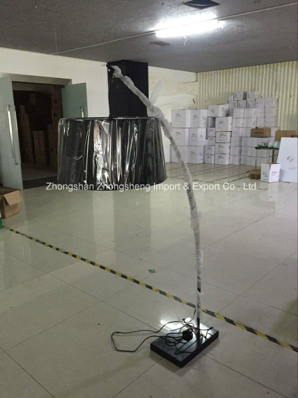 Modern High Quality Steel Marble Fabric Lampshade Table Lamps (MT5089-B)