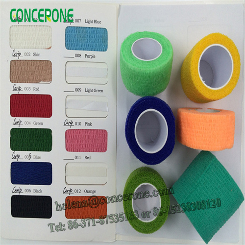 Waterproof Printed Self-Adherent Elastic Bandage, Printing Pattern Design Adhesive Bandage