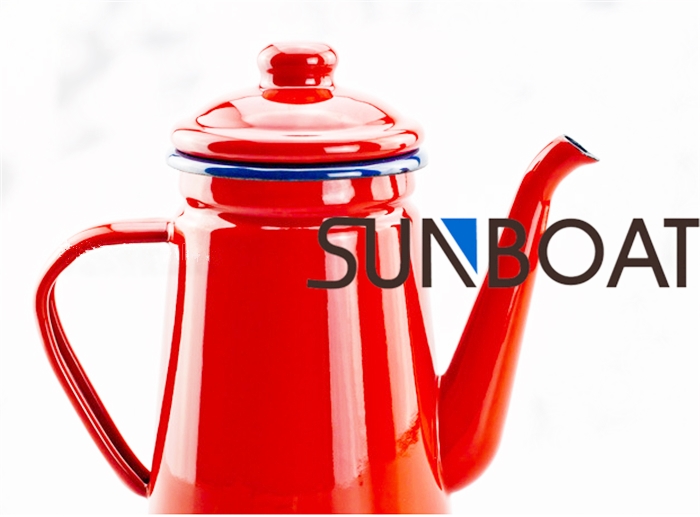 Top Selling Multicolor Enamel Teapot with Cover