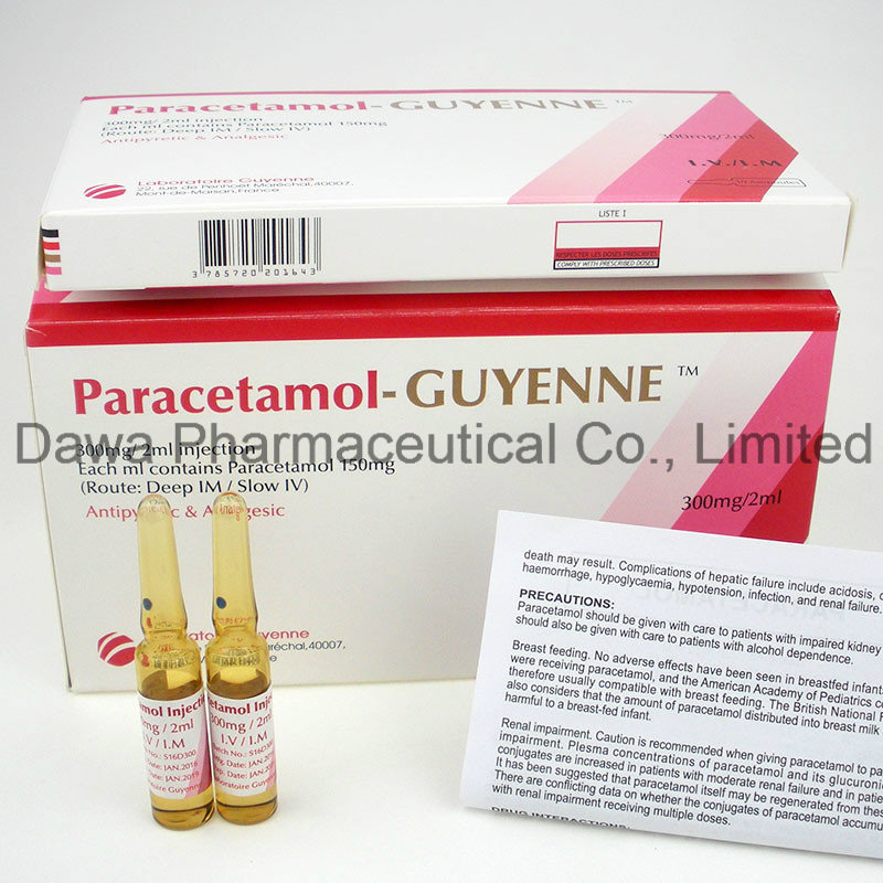 Ready Stock for Treat Fever Paracetamol Injection