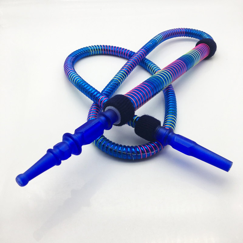 1.8m Blue Sps Hookah Shisha Hose with Acrylic Mouthpiece (ES-HH-012-1)