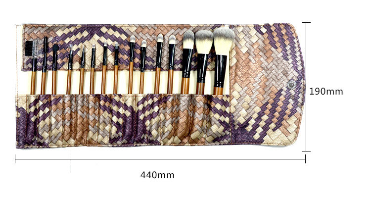 15 Pieces Classical Fashion Style Makeup Brush