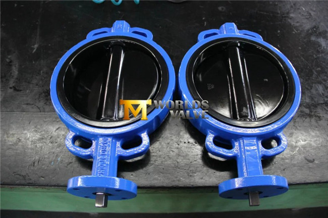 Rubber Coated Wafer Butterfly Valve