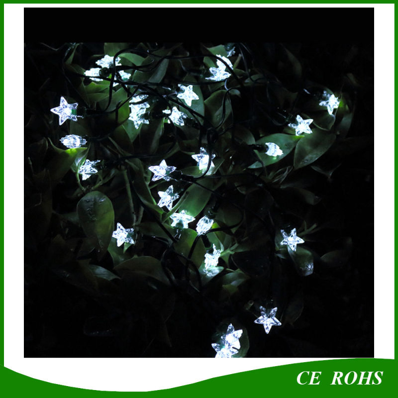 30 LED Star Shape Outdoor Garden Solar String Light