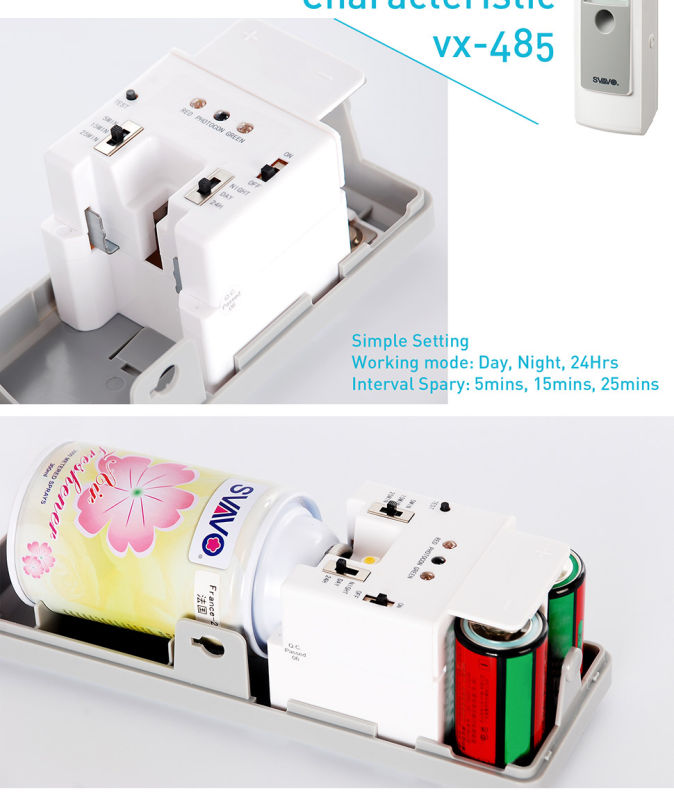 Automatic Air Freshener Dispenser Aerosol Dispenser (VX485)