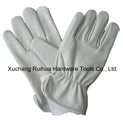 10''cowhide Split Leather Truck Driver Gloves, Sheep Leather Driving Glove, Goat Skin Glove/Sheep Leather Glove, Goat Leather Unlined TIG Welding Gloves