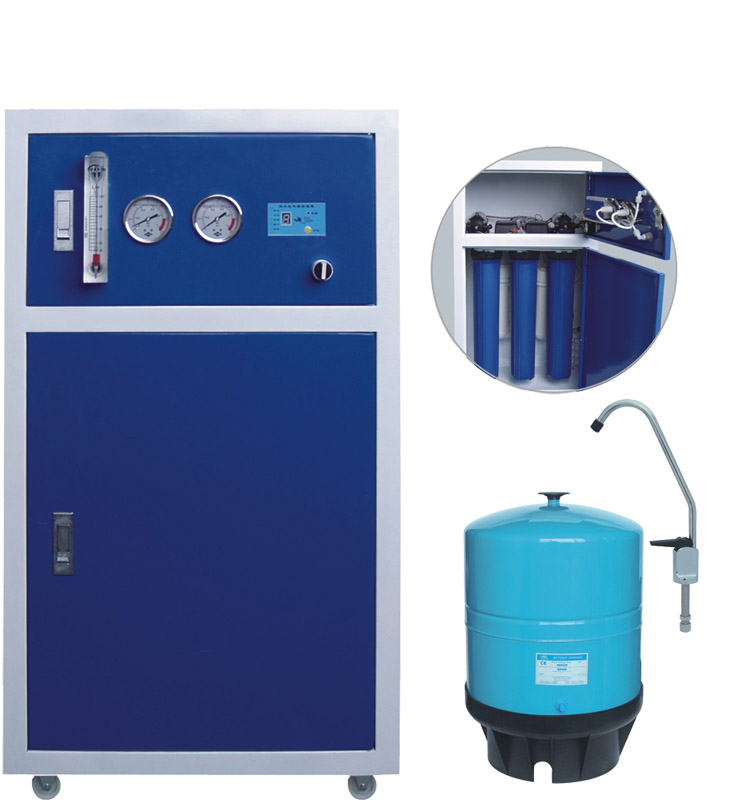 5 Stage Cabinet Reverse Osmosis System for Office Use