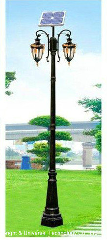 IP66 LED Solar Garden Lighting Pole Light 10W 12V