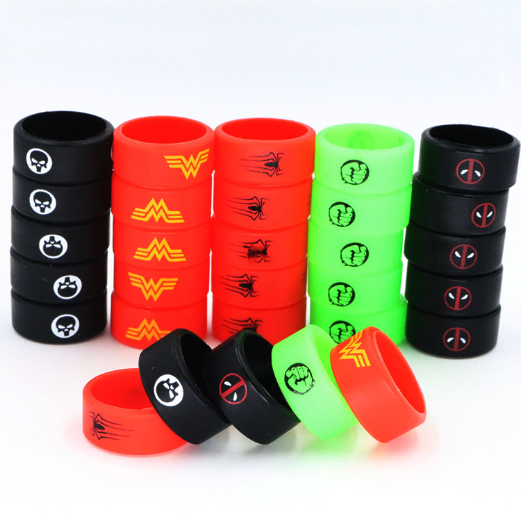 Vape Band Glow, Wholesale Vapor Band E Cigarette Mechanical Mod Fluorescence Silicon Vape Band