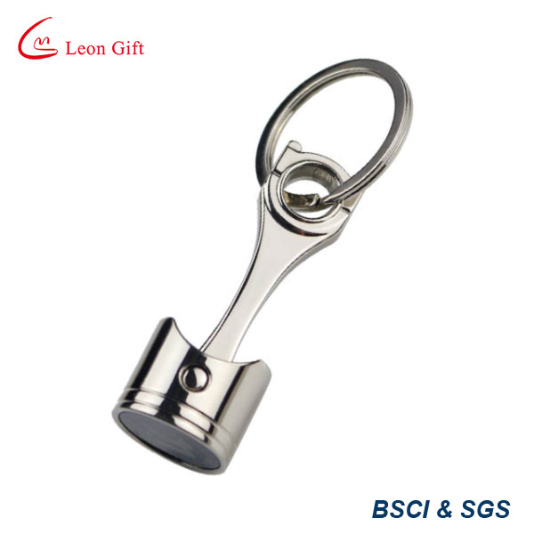 Plunger / Piston Shaped Metal Key Ring