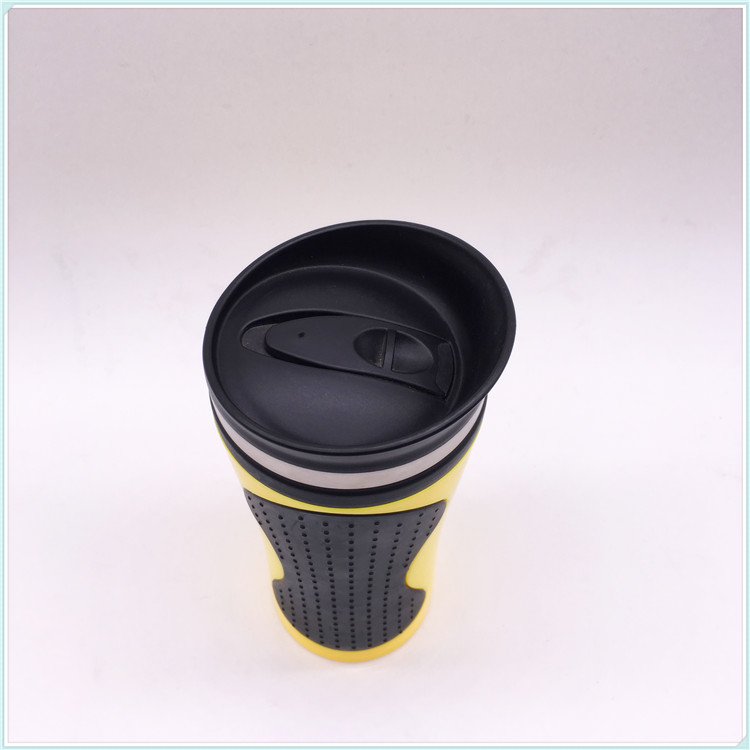 2016 New Design Single Wall Plastic Advertising Mug (SH-PM21)