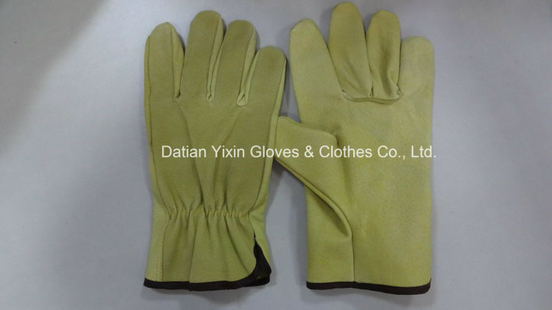 Full Leather Driver Glove-Safety Glove-Leather Working Glove