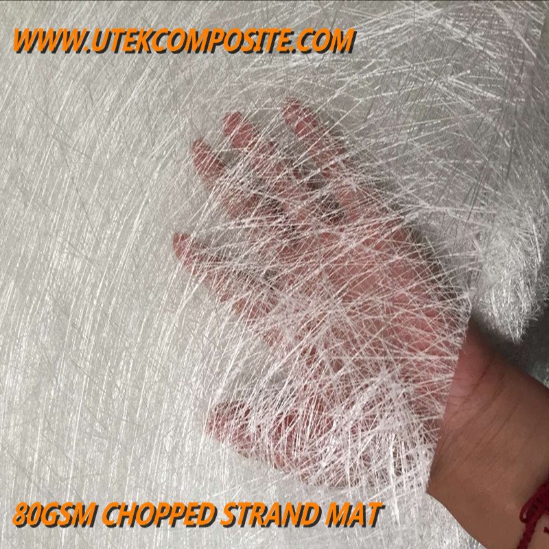 80GSM Light Weight Piece Size Fiberglass Chopped Strand Mat