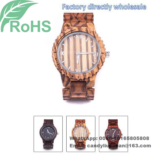 Fashion Wrist Watch Wooden Watch Men's Women's Quartz Watch