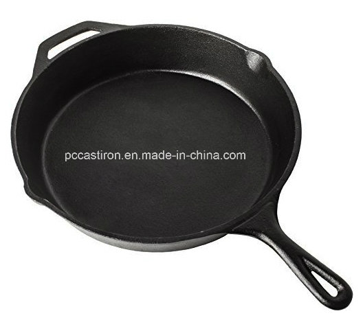 Preseasoned Cast Iron Camping Frypan Dia 29cm