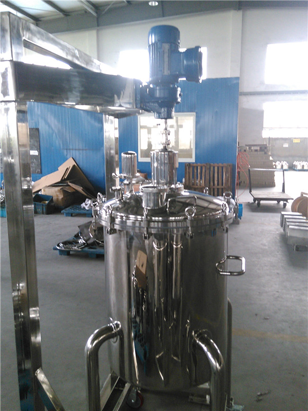 Stainless Steel Mixing Tank with Agitator and Brace