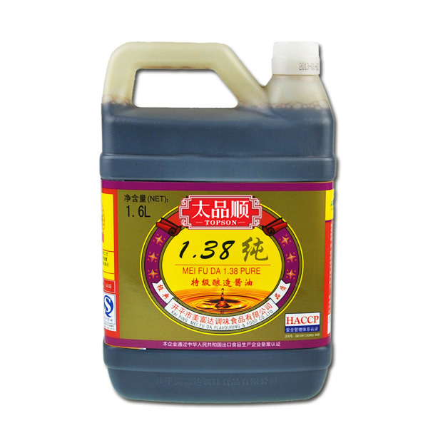 HACCP ISO Mushroom Dark Soy Sauce with Low Price