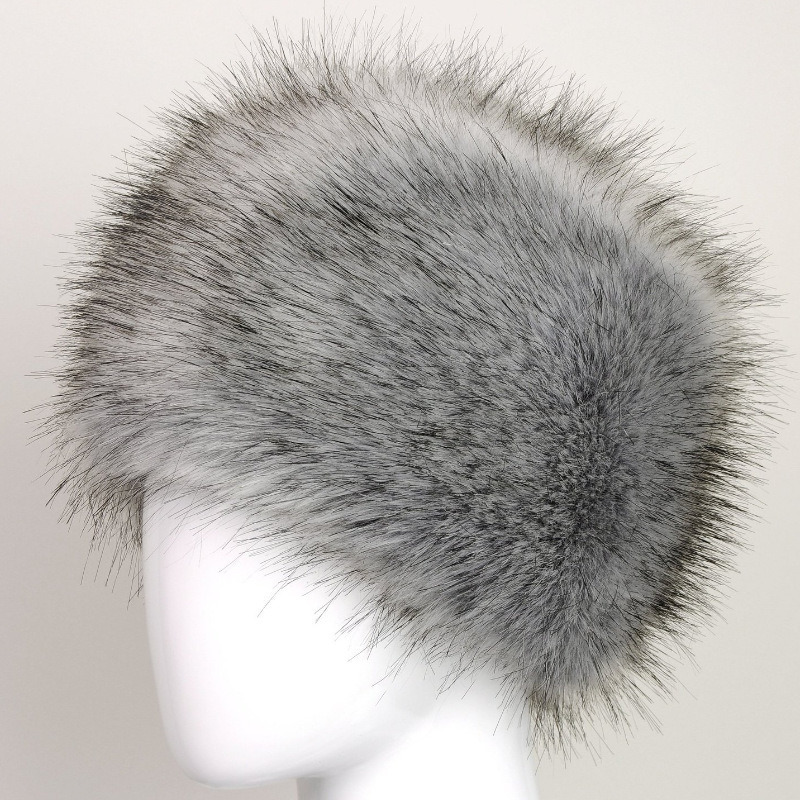 Women's Winter Warm Faux Fur Cossack Russian Style Cap Beanie Beret Hat (HW802)