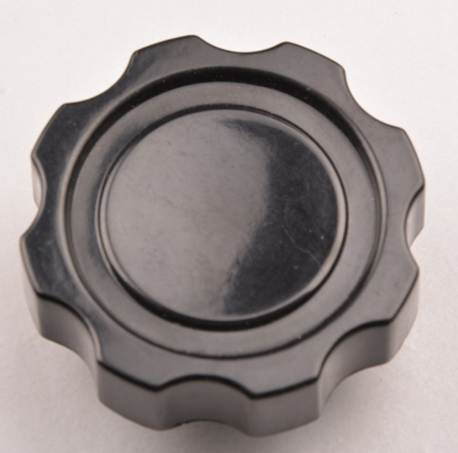 Black Rubber Plastic Knob for Bathroom