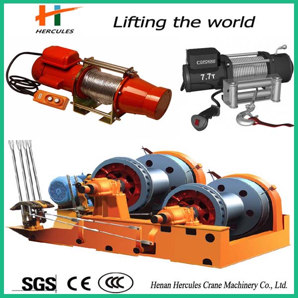 500kg Electric Wire Rope Winch for Sell