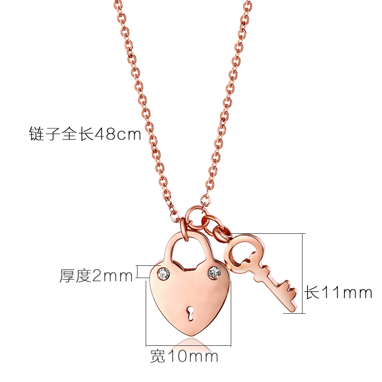 Fashion Jewelry Stainless Steel Heart Necklace