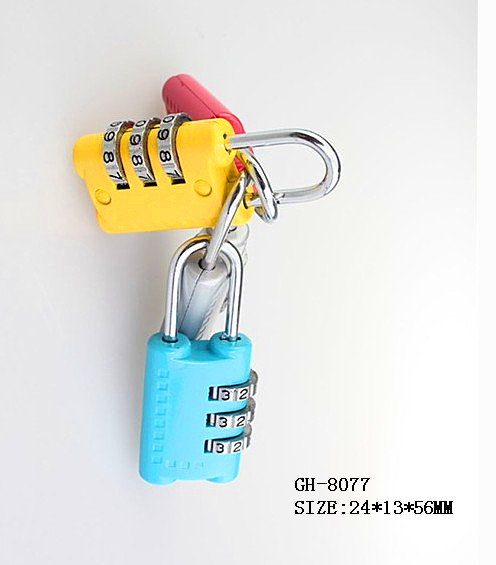 Colorful Combination Padlock, Padlock, Bag Lock (GH-8077)