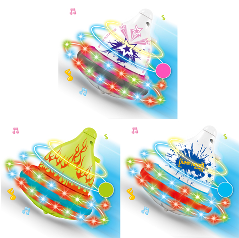 Super Speed 2 in 1 Jump and Hoop Gyro Ball Swing Top (H0009277)